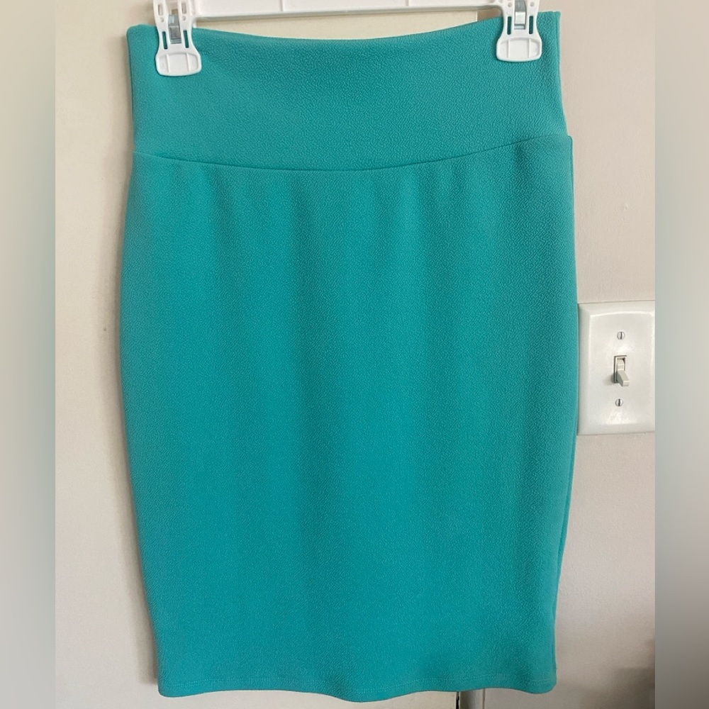 Teal Pencil Skirt